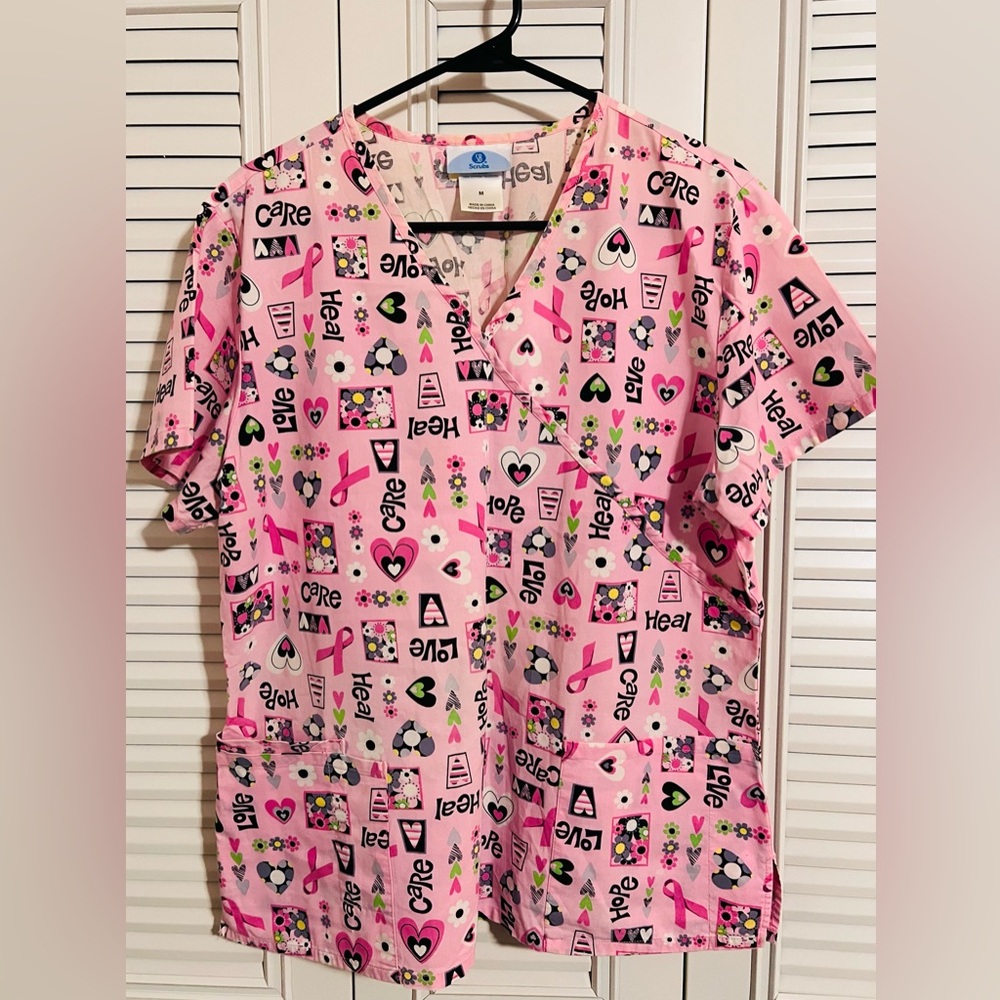 SB Scrubs Workwear Originals Women's Scrub Top Size Medium
